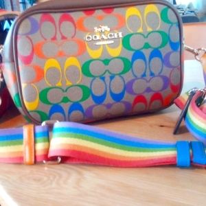 Authentic Coach rainbow bag